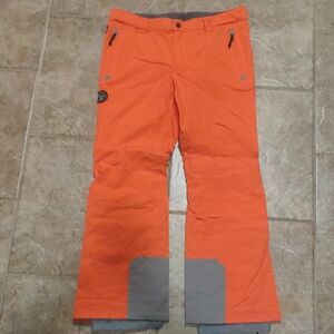 Napapijri Men's Bright Orange Snow / Ski Pants
